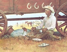 Noon Break Art Print by Tom Ryan 22 x 18" Paper Size New Unframed