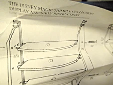 The Disney Magic Thimble Collection Display ~ Never Assembled! ~ NOS!