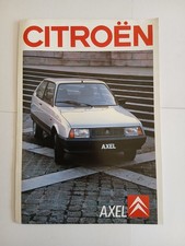 CITROEN AXEL 1987  Catalogue Brochure Prospectus