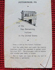 1960's Duquesne Incline Electric Railway Cable Car Ad Pittsburgh Pennsylvania — photo 6