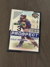 2024 Panini Prospect Edition Holo Black Velocity Prizm SP /39 #95 COLE MESSINA