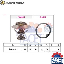 TERMOSTATO REFRIGERANTE 7.8491 PER HONDA PILOT CROSSTOUR CIVIC/VIII/Hatchback 3.5L