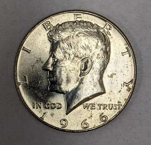 1966 Kennedy Silver Half Dollar UNC