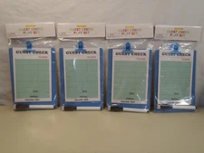 Guest Check Play Set Lot of 4 NIP Toy Pretend Dry Erase Ankyo