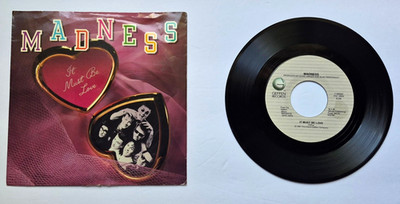 MADNESS It Must Be Love vinyl 45 Geffen Records 7-29562 PS 1983