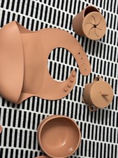 12-piece silicone dinnerware set for kids feeding set