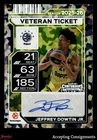 2025-26 Contenders EuroLeague Veteran Cracked Ice Jeffrey Dowtin Jr. 14/25 AUTO