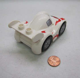 Lego Duplo Pixar Cars Shu Todoroki White Sports Car Vehicle Movie 5839 #3