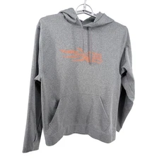 SITKA Gray Fleece Logo Hoodie Men's Medium