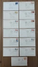 Canada Postal History - Lot of 13 FDC's with Georgia Western Hotel Cachet