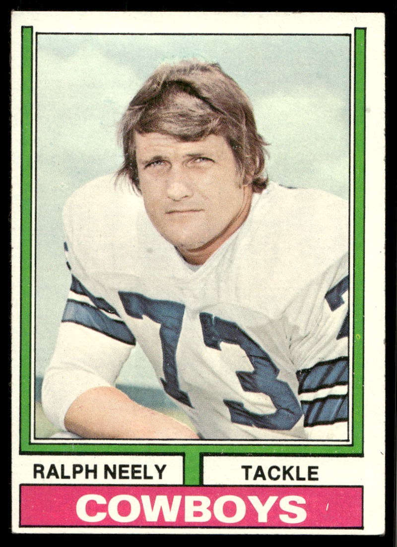 1974 Topps #187 Ralph Neely Dallas Cowboys