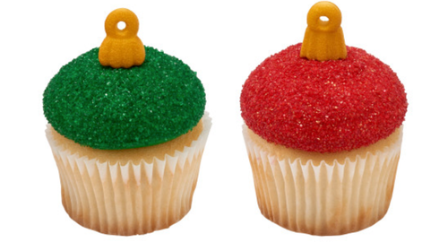 TOPPERS ADORNOS DORADOS DECORACIONES COMESTIBLES - Imagen 2 de 2