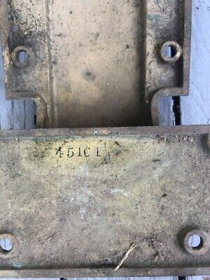 Buy LATE 19th C PAIR HEAVY IRON HINGES REMNANTS GREEN PAINT 12  451C1 MAINE ORIGIN