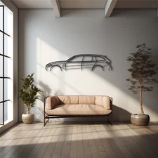 bmw G81 M3 Metal Wall Decor, Custom car Silhouette, Wall Art, Garage Wall Sign