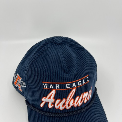 '47 Brand Auburn Tigers Hat Mens Blue Corduroy Retro Snapback Trucker Eagle New - Picture 4 of 12