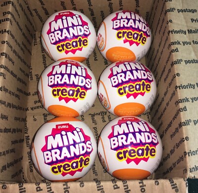ZURU MINI BRANDS CREATE MASTERCHEF DISHES    BLIND SURPRISE LOT OF 6