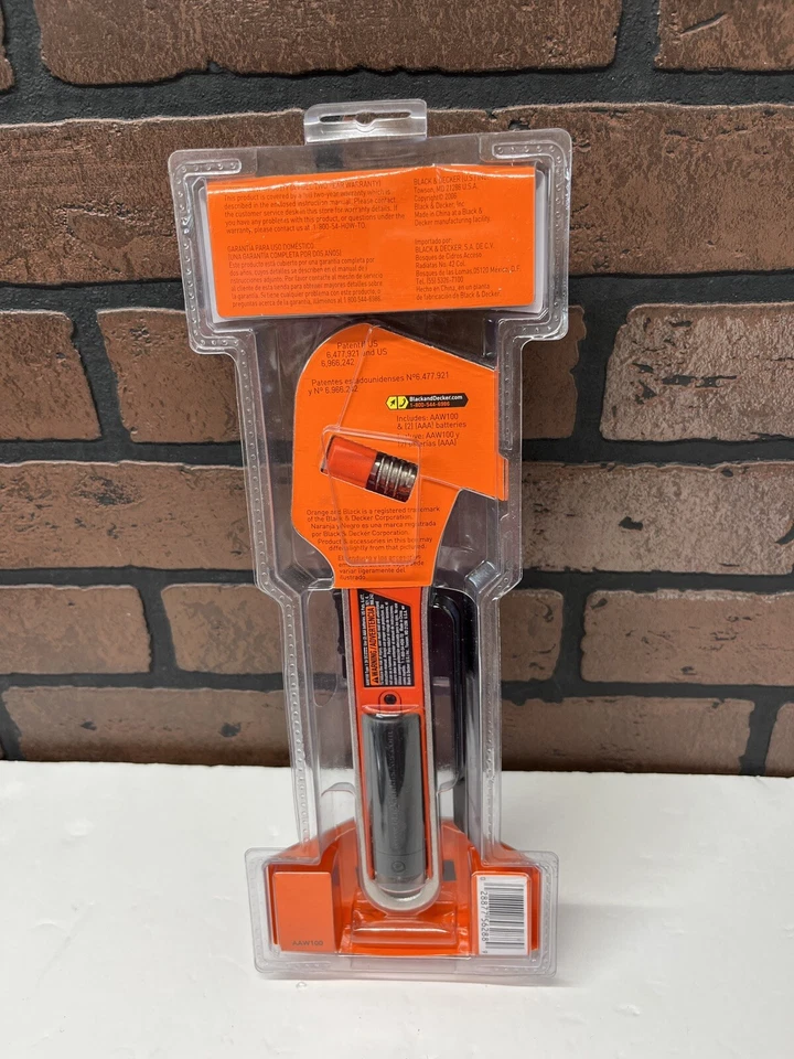 "Nueva llave de ajuste automático Black & Decker 8" AAW100 extra ancha 1-1/4"" nueva sellada" Foto 2 de 2