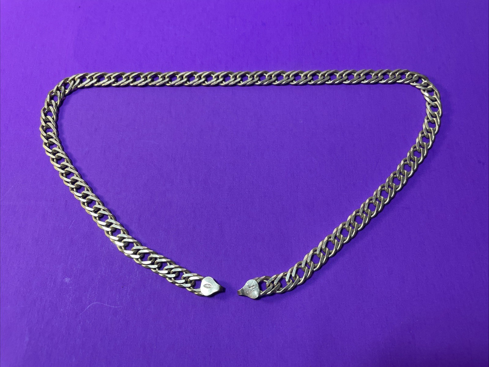 Flat Miami Cuban Link Chain Solid 925 Sterling Si… - image 6