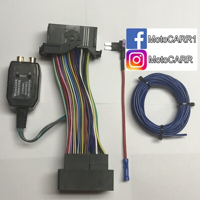 #ad Select Chevy GMC Add an Amplifier Adapter to Factory Radio w Amp Turn on Wire $23.39