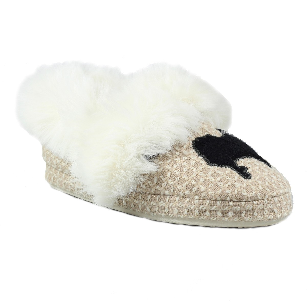 Lazy Dogz Cookie Beige Full Slipper UK