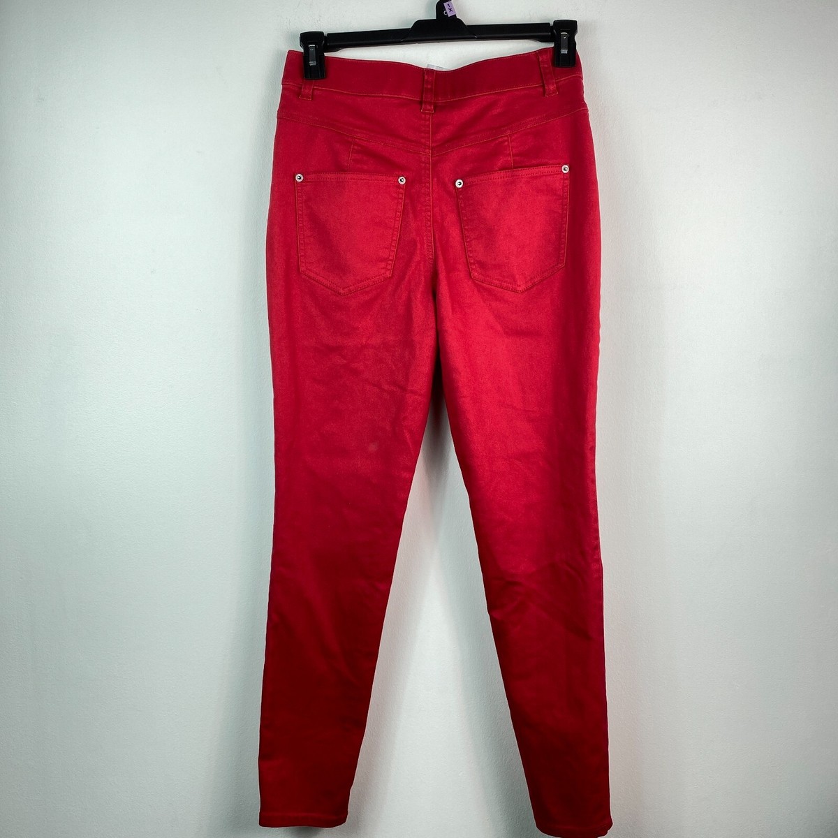 INC Womens 8/29 Red Mid Rise Skinny Leg Denim Stretch Pants INC Womens 8/29 Red Mid Rise Skinny Leg Denim Stretch Pants