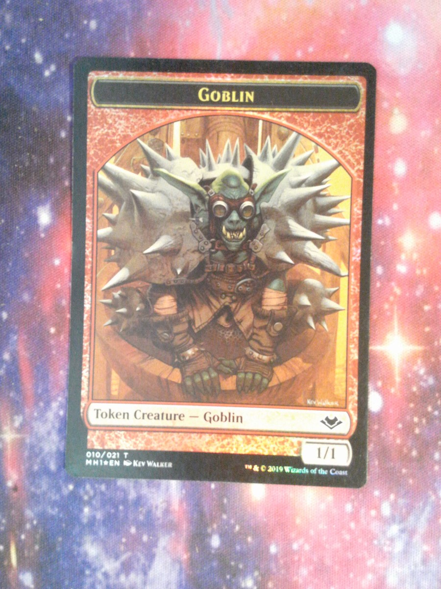 Foil MTG Goblin Token Modern Horizons 010/021 Regular Token