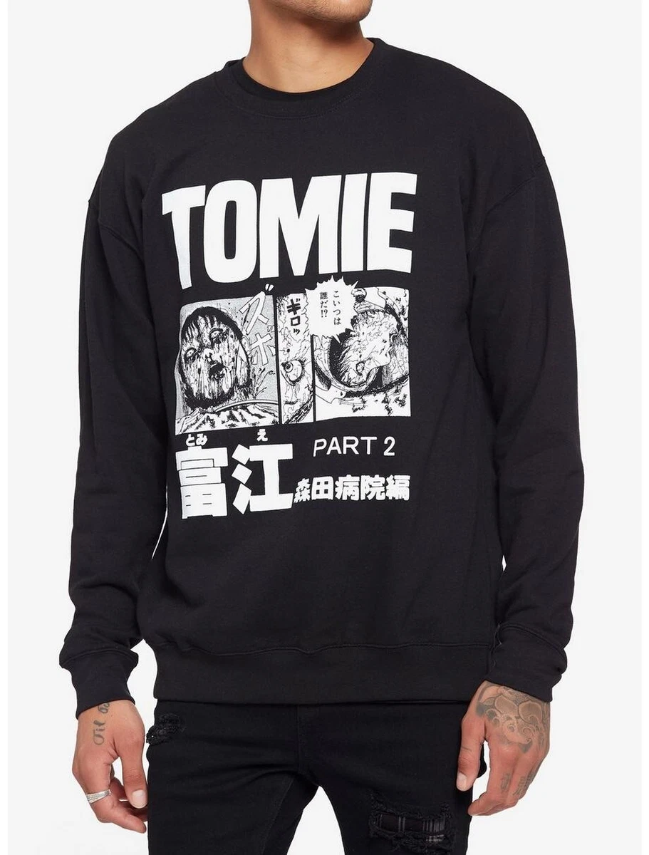 Junji Ito Tomie Crewneck sweatshirt L Large SOLD OUT Hot Topic Collection