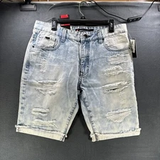 SouthPole Authentic Collection Jeans Shorts Light Sand Blue Size 34