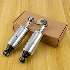 Chrome Heavy Duty Lowered Shocks For Harley Heritage Softail Models 1989-1999