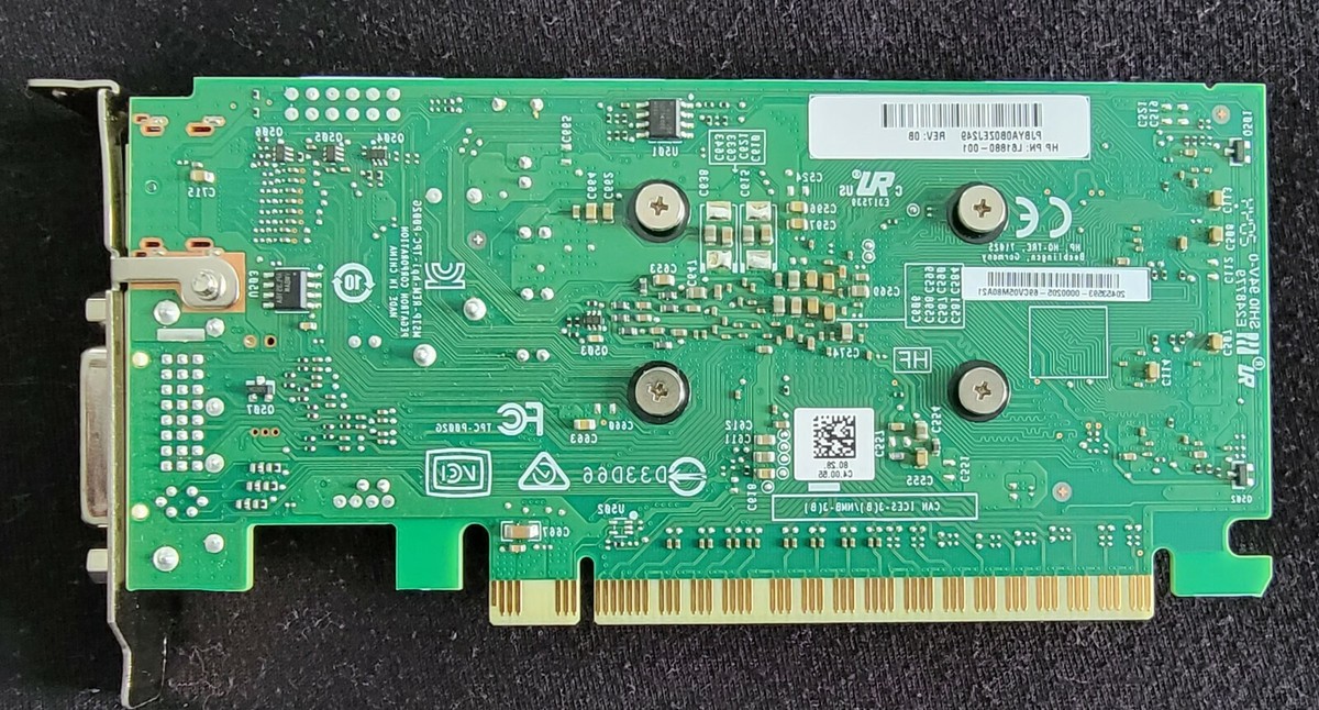 HP NVIDIA GeForce GT 730 2GB DDR5 PCIe Graphics Card L61880-001