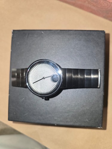 Movado Black Glass Ceramic Watch-- New!! - Picture 4 of 15