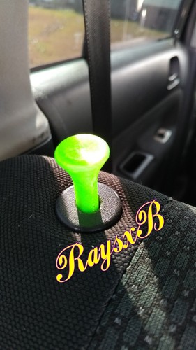 2003 2004 2005 2006 Scion xB xA Light Blue Rear Seat-Lock Knobs Pair - Picture 6 of 9