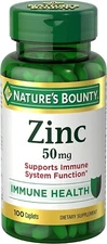 Zink Supports Immune Health 50mg 100 ct Caplets