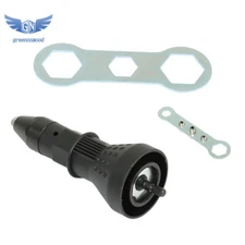 Electric Rivet Nut Gun Cordless Riveting Tool Insert Nut Adaptor Drill Adapter
