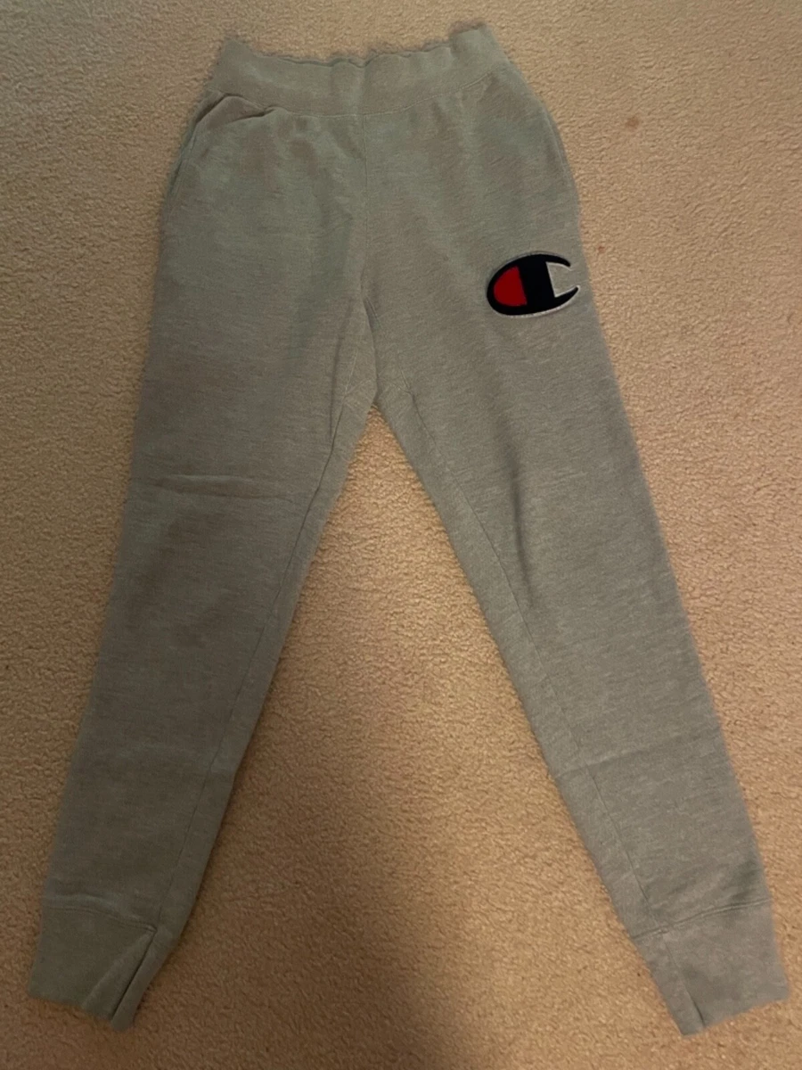 Champion Reverse Weave Soft Fleece Sweatpants Grey Melange at