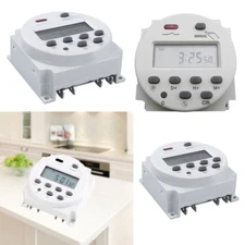 CN101 Digital LCD Relay Switch Weekly Programmable Electronic Time Timer DC 12V