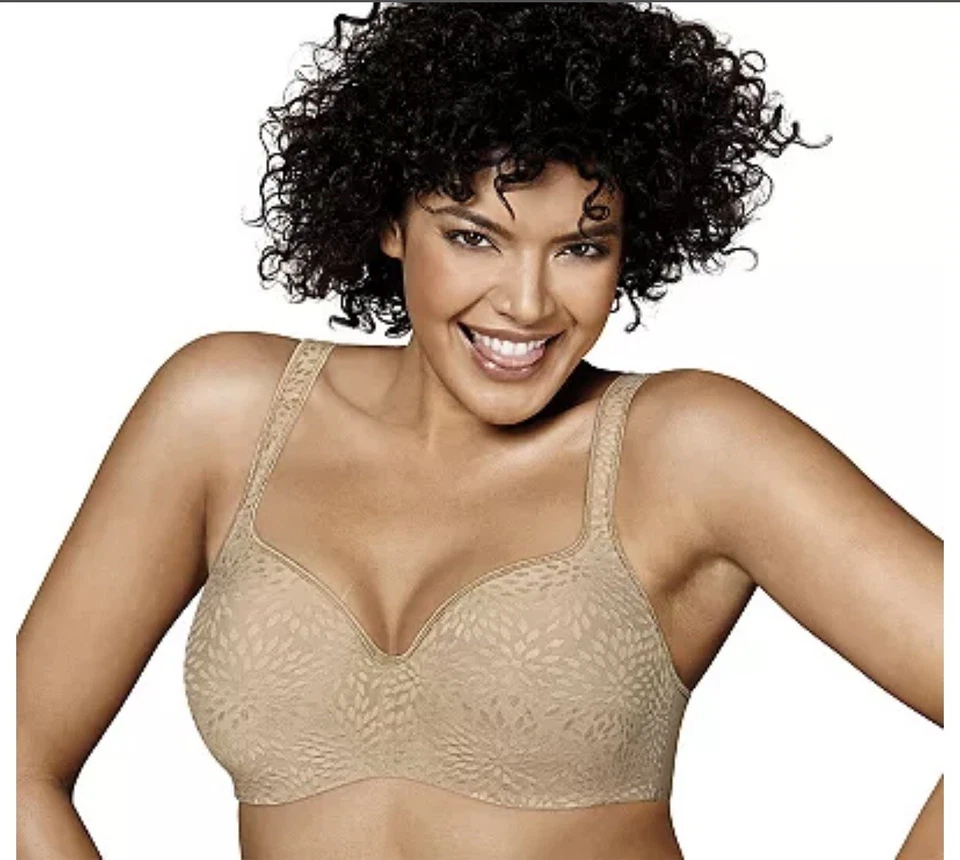 PLAYTEX 4823 Balconette Beige Bra Padded Underwire Size 42D — 第 3/3 张图片