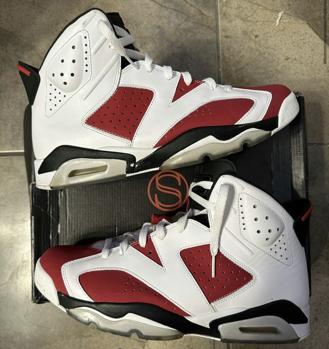 jordan carmine 6 size 11.5