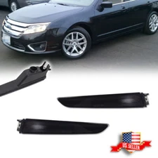 2PCS Smoked Lens Front Bumper Side Marker Lights Lamps For 2010-2012 Ford Fusion