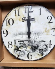 FirsTime Tractor Wall Clock, Restoration Collection, 15.5 inch, NEW
