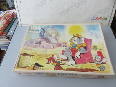 Tom & Jerry Puzzle Cod. 27050 1980 104 Pieces CLEMENTONI Vintage Mosaic ...