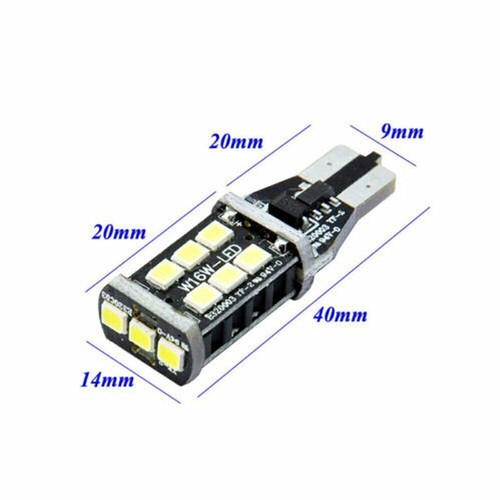 2X T15 W16W LED CANBUS Bremslicht 12V 2835 15SMD Rückfahrlicht DRL Lampe Birne - Picture 7 of 11