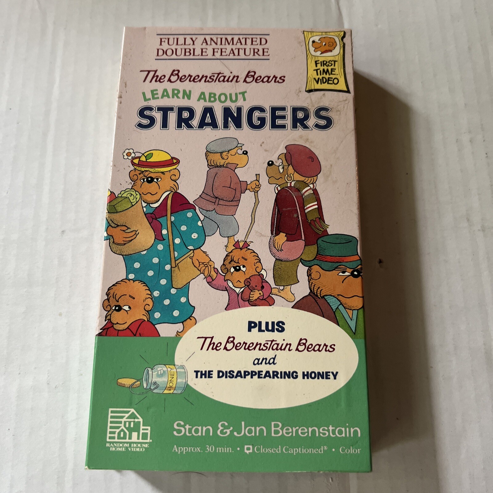 The Berenstain Bears Learn About Strangers & The Disappearing Honey VHS