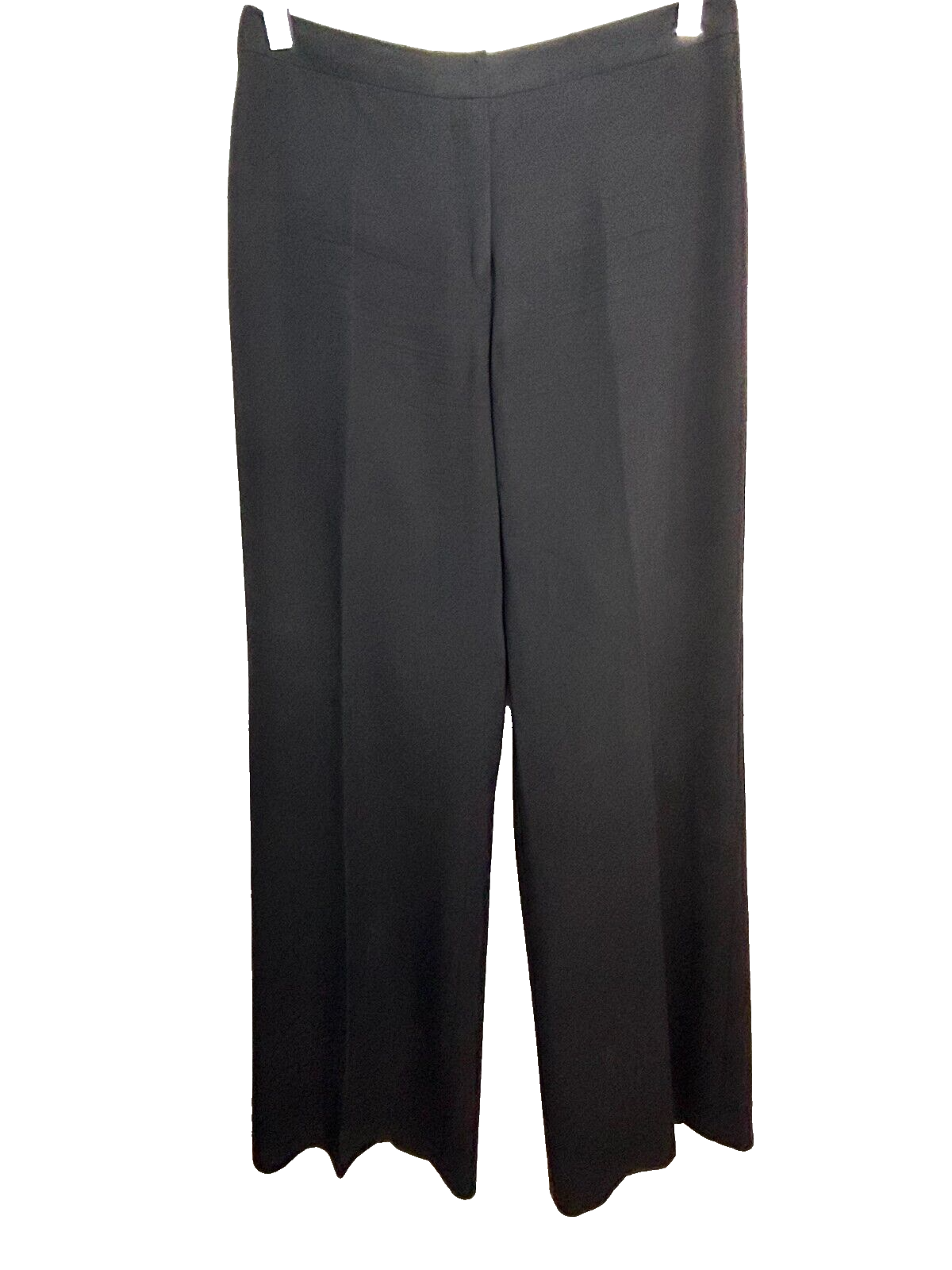 Morgane Le Fay Silk Pants Womens Small Trousers Black Wide Leg Career Work
