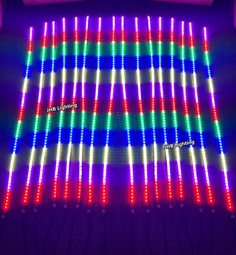 4FT x16pcs CHASING FLOW LED Slingshots Canam Ryker Remote APP Strips Lights KIT - Picture 8 of 17