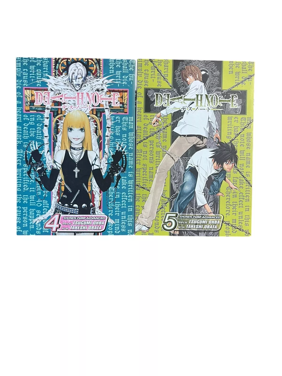 Death Note, Vol. 4, 5, 7 - Paperback By Ohba, Tsugumi - Viz Media Shonen Jump cover
