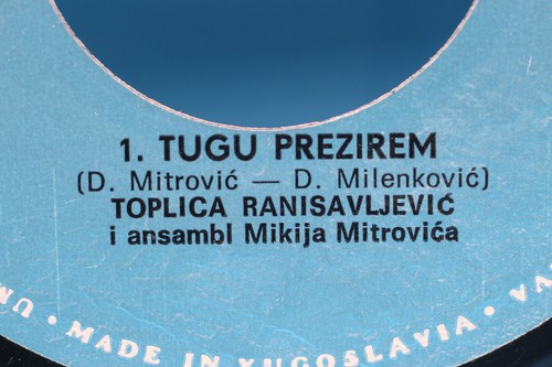 Toplica Ranisavljevic - Tugu Prezirem & Miladost Ludost - 45 RPM - Imagen 3 de 4