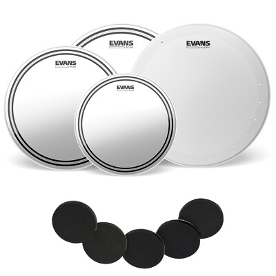 Evans EPP-EC2SHDD-F Clear Fusion Pro Pack 10-12-14 mit 14  HD Dry mit Damper