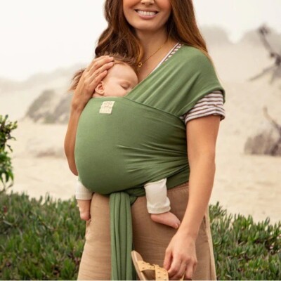 LILLE BABY Dragonfly Wrap Moss Baby Carrier NWT!