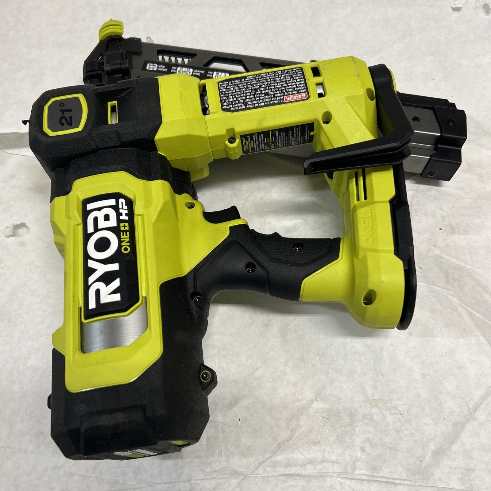 Ryobi ONE+ HP PBL345B 18V Brushless 21Gauge Cordless Framing Nailer 